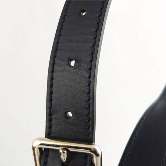 Authentic Gucci GG Supreme Ophidia Sherry Line Crossbody Bag Web Canvas Navy Tan - Picture 12 of 14